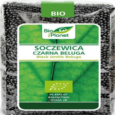 Black Lentils Beluga BIO 500 g - BIO PLANET