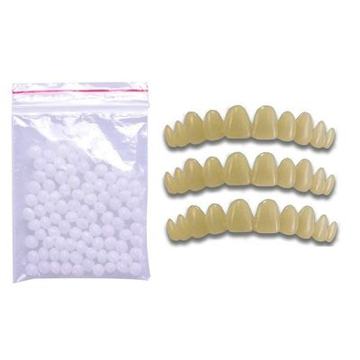 Temporary Tooth Repair Kit Instant Perfect Smile False Teeth Adhesive for Missing Tooth Replacement, 5 PCS,Darkshade5PCS
