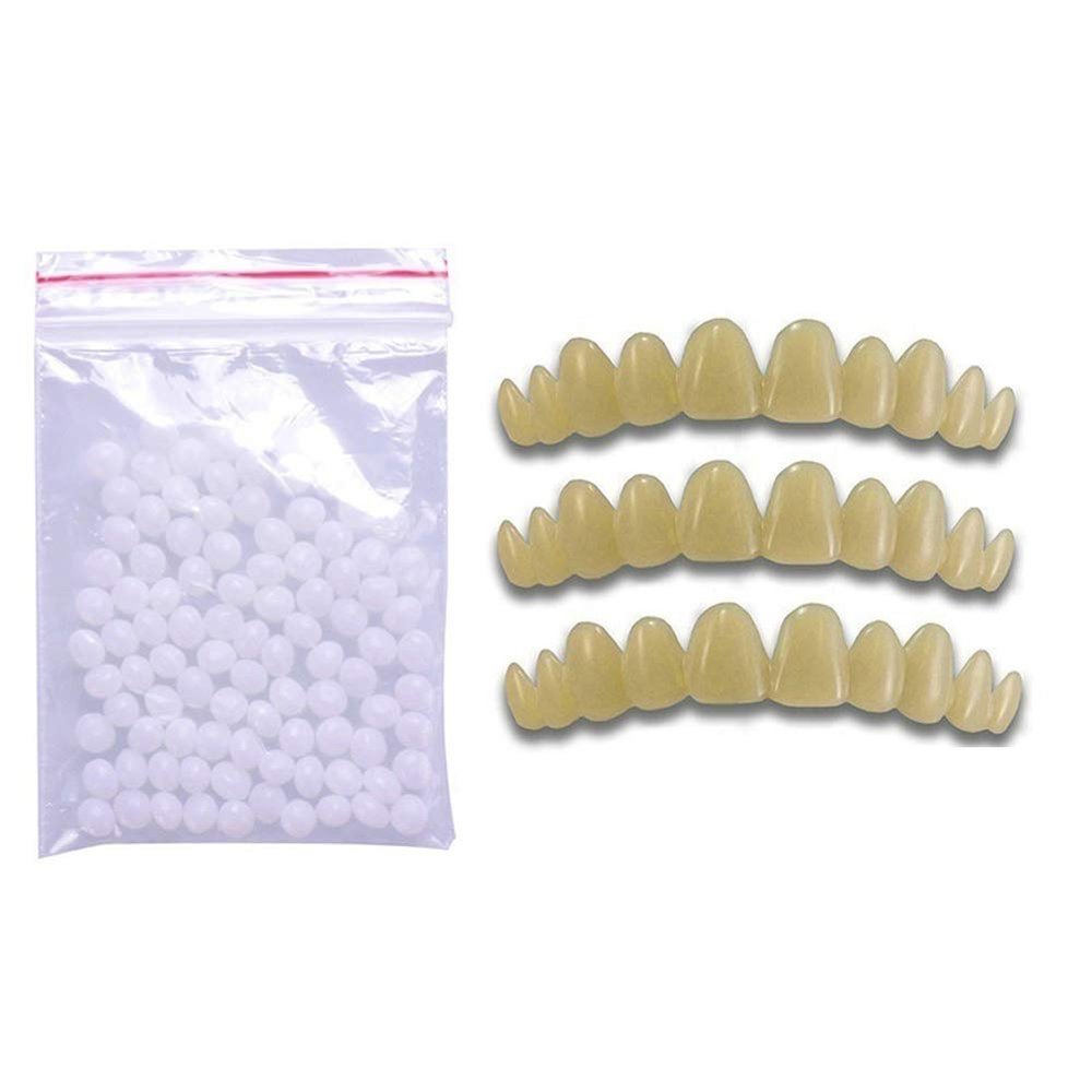 Temporary Tooth Repair Kit Instant Perfect Smile False Teeth Adhesive for Missing Tooth Replacement, 5 PCS,Darkshade5PCS