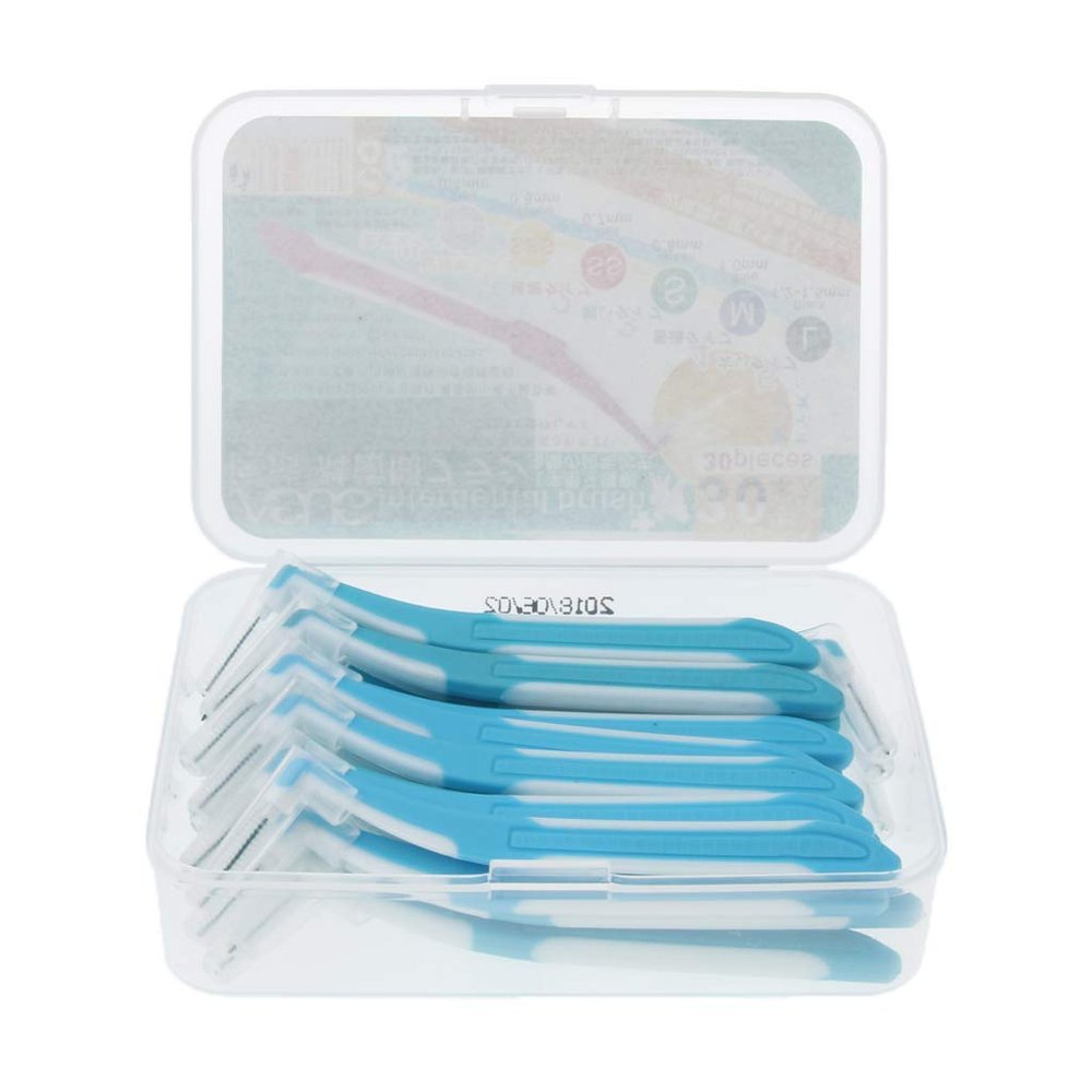 Tubayia 30 Piece Interdental Toothbrush Toothbrush Interdental Toothbrush for Adults