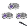 3 Pack Shaver Heads Compatible for AT620 Replacement Rotary Blades HQ4/HQ55, Mens Electric Shaver Shaving Head Blades Spares DualPrecision for Men a Close Shave Comfortable view 1