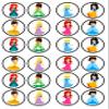 24 Princess Party Theme Edible Cupcake Toppers - Disc Wafer Cake Decorations view 1