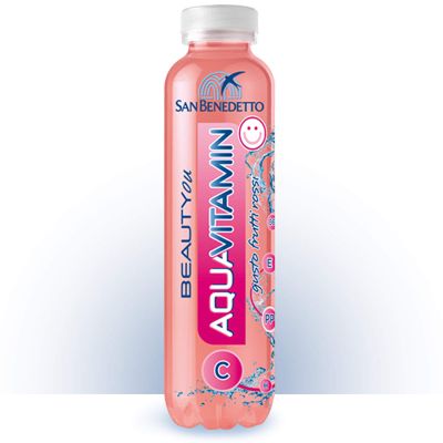 SAN BENEDETTO AQUAVITAMIN FRUTTI ROSSI BEAUTYOU 12 x 400 ml Water Bottles