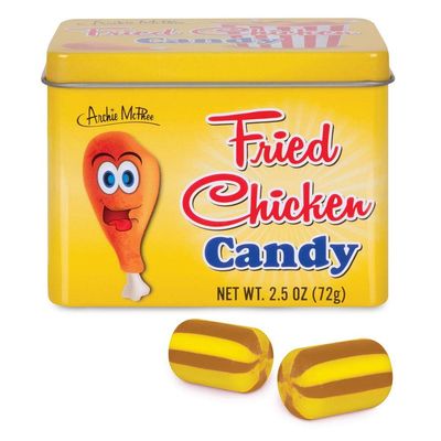Accoutrements Fried Chicken Flavored Candy In Collectible Tin!