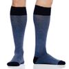 VIM & VIGR Cotton 20-30 mmHg Medical Grade Compression Socks (Navy Heathered, Small/Medium Wide Calf (4)) view 2