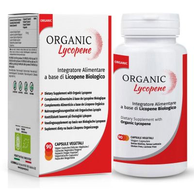 Organic Lycopene - Antioxidant Supplement with Certified Organic Lycopene - 90 Capsule Pack