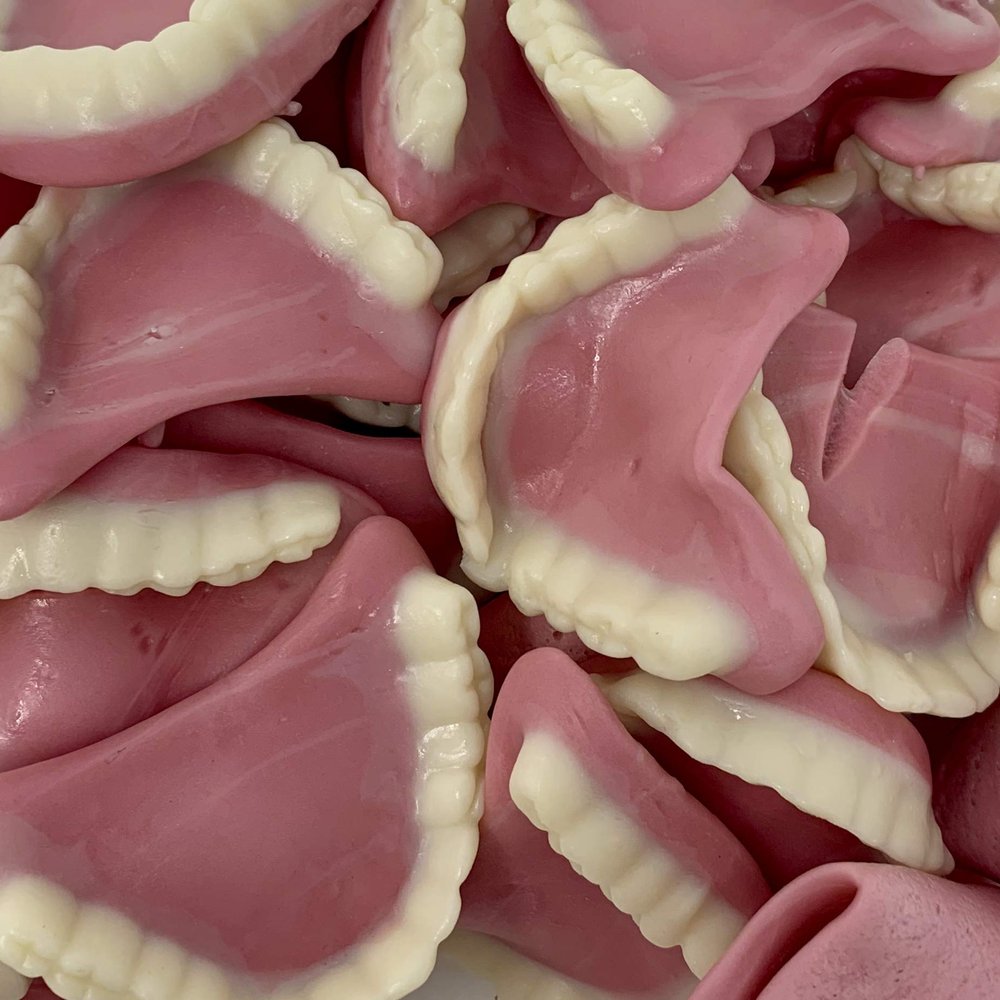 Dentures Retro Sweet Shop Jar by The Gourmet Sweet Company