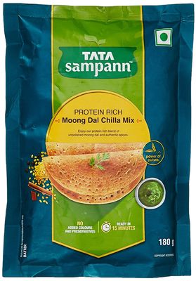 Tata Sampann Moong Dal Chilla Mix, 180 g by "Bharat Bazaar"