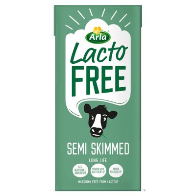 Arla Lacto Free Dairy Drink, semi skimmed, 1L