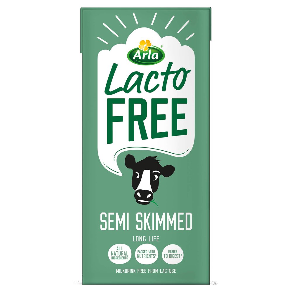 Arla Lacto Free Dairy Drink, semi skimmed, 1L