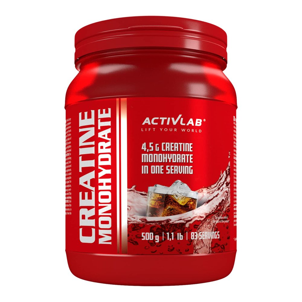Activlab Creatine Monohydrate - 500g Jar | Optimum Nutrition Pre-Workout 83 Servings | Creatine Powder for Muscle Growth- Cola Flavor