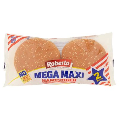 ROBERTO Sandwich Mega Maxi Burger with Sesame 2 x 250 g