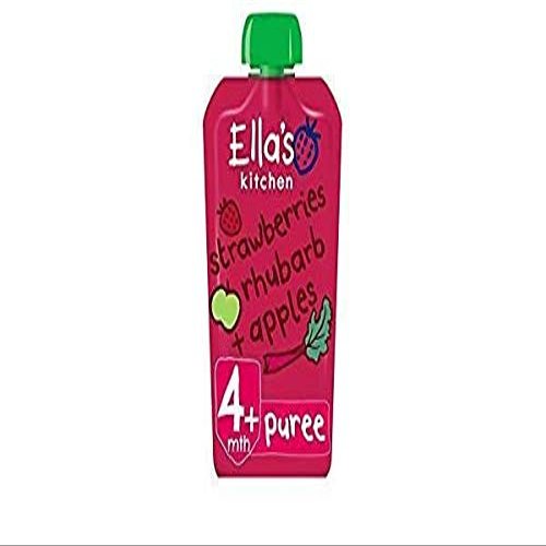 Ella's Kitchen | Strawberry;Rhubarb & Apple | 4 x 120g (UK)