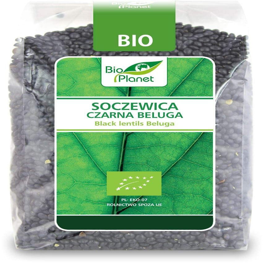 Black Beluga Lentils BIO 400 g - BIO PLANET