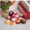 1Pcs Portable Cartoon Cute Cream Cake Travel Glasses Contact Lenses Box Contact Lens Case for Eyes Care Kit Holder Container view 2