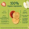 Organix Jammie Monsters Strawberry & Apple Biscuits, Organic Toddler Snack, 18+ Months, Multipack, 8 x 8 g Biscuits Per Box (4 Boxes Total) view 3