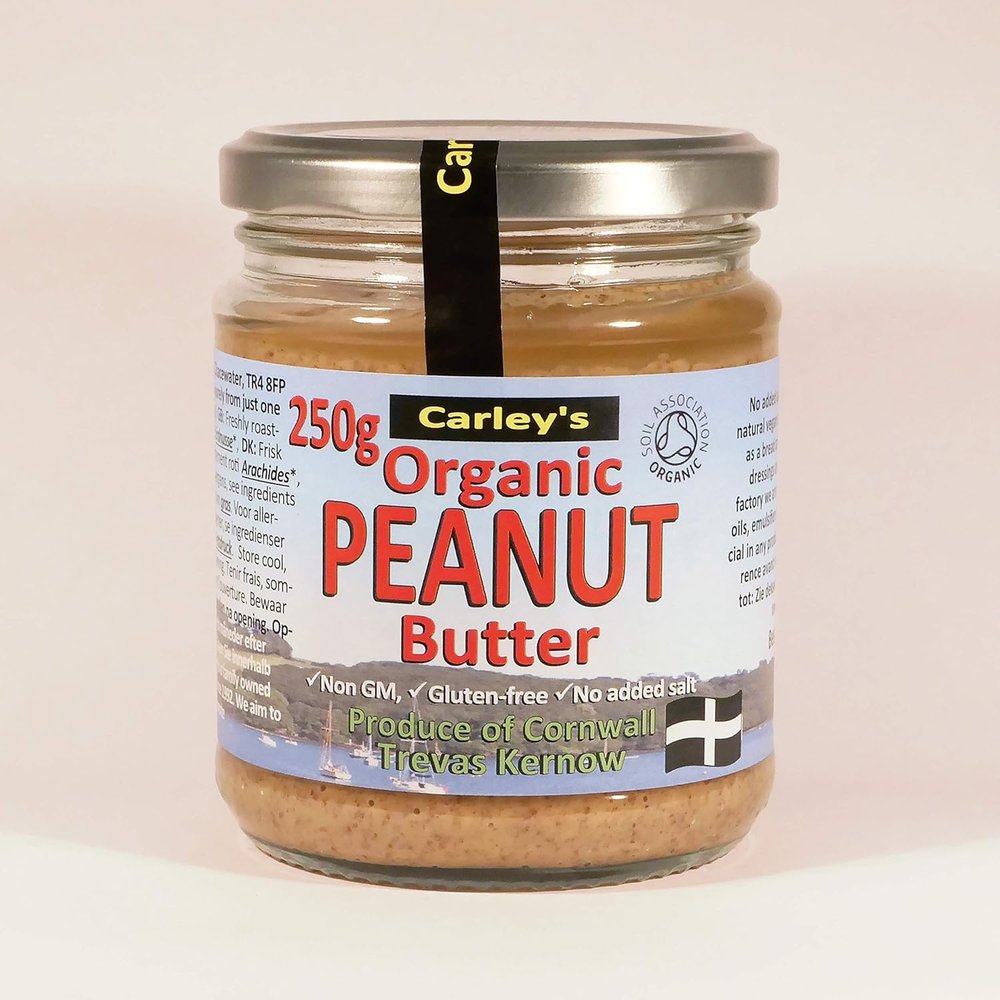 Carley's Organic Peanut Butter Crunchy Roasted 250g