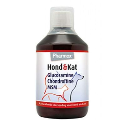 Pharmox Hond & Kat Glucosamine Chondroitine & msm 500 ml