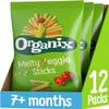 Organix Melty Organic Veggie Sticks, 7+ Months, Baby Snack, Multipack, 4 x 15 g Bags Per Pack (3 Packs Total) view 1