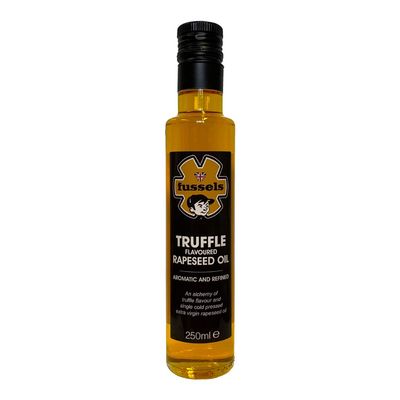 Fussels English Truffle Oil (250ml) - Truffle Infused Extra Virgin Cold Pressed Rapeseed Oil - Vegan, Vegetarian & Gluten Free (250ml)