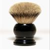 Hans Baier Shaving Brush Silverpointed Black view 1