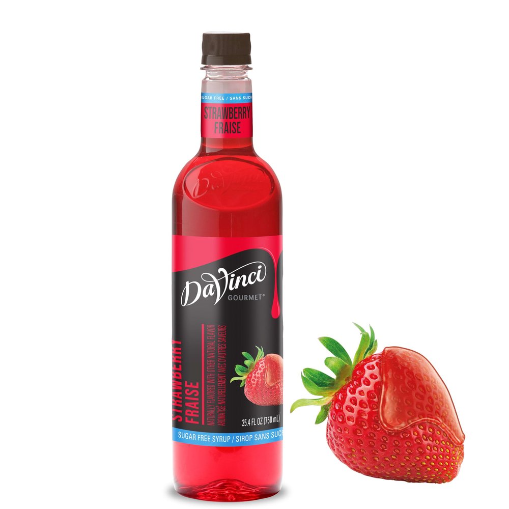 DaVinci Gourmet Sugar Free Strawberry Syrup 70ml (Pack of 1)