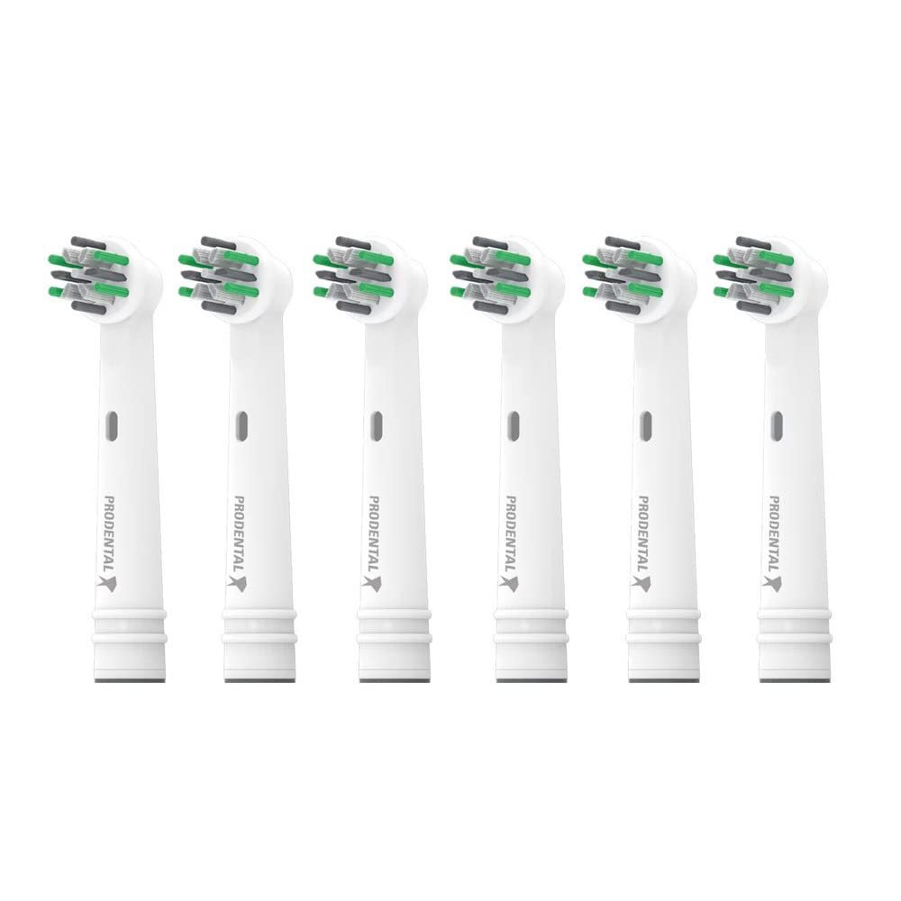 Prodental Oral-B Compatible Pro Action Rotary Replacement Brush Heads Pack of 6