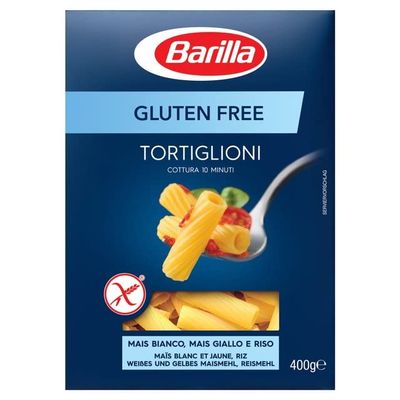 2X Barilla Tortiglioni 400g Senza Glutine Gluten-Free Pasta Pasta Health Food!