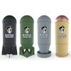 Battle Shakers Arsenal | All Four Military Shaker Bottles 20 Oz | Missile, Bomb, Torpedo, Bullet | Protein Cup with Storage Compartment | Dishwasher Safe & BPA Free Sports Bottle view 1