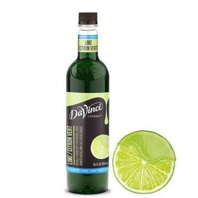 DaVinci Gourmet Sugar Free Lime Syrup 60ml (Pack of 1)