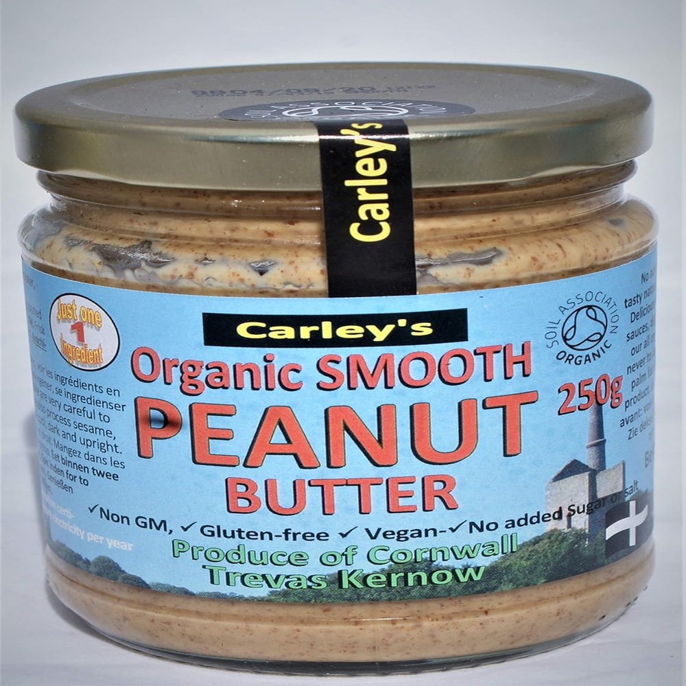 Carleys Org Peanut Butter Smooth 250g
