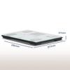 TANITA BC-401 Smart Scales for Body Weight and Fat | Compact Body Composition Scales with Bluetooth App | Family Digital Bathroom Scales for Fitness Tracking, BMR & Metabolic Age  White view 3