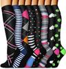 Aoliks 7/8 Pairs Medical Compression Socks for Women & Men, Support Knee High Socks 20-30 mmHg for Running,Nurses,Travel view 1