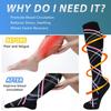 Aoliks 7/8 Pairs Medical Compression Socks for Women & Men, Support Knee High Socks 20-30 mmHg for Running,Nurses,Travel view 2