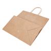 10 x Kraft Paper Bags Food Takeaway Party Bags Lunch Carrier Bag with Twisted Handles Large Gift Bags Bakery Cafe Take-Out Bags Paper Packing Bag for Party Uses, Bread, Cake, Food, Sandwich, Shopping view 4