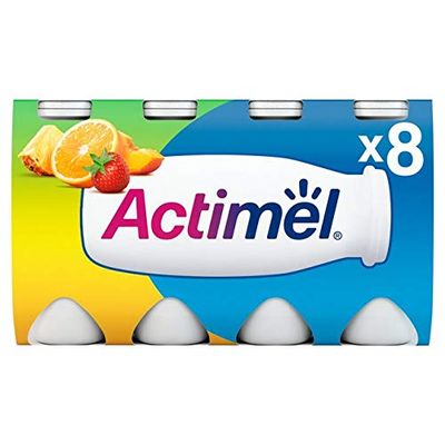 Actimel Multifruits Drinking Yogurts 8 x 100g