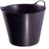 5 x Heavy Duty Flexi Tubs Plastic Work Trugs Large 42 Litre Builders Buckets Equine Tubs view 2