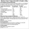 Medium Chain Triglycerides Powder 500g | MCT Easy to Mix, Ideal in Coffee, Vegetarian view 2