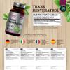 GH Resverstrol | 90 High Strength Resveratrol Supplements - 100mg Trans Resveratrol per Serving | Japanese Knotweed Antioxidant Supplement | Non-GMO & Allergen Free | Made in the UK view 2