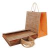 10 x Kraft Paper Bags Food Takeaway Party Bags Lunch Carrier Bag with Twisted Handles Large Gift Bags Bakery Cafe Take-Out Bags Paper Packing Bag for Party Uses, Bread, Cake, Food, Sandwich, Shopping view 1