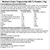 Medium Chain Triglycerides Powder | MCT (1kg) Easy to Mix, Ideal in Coffee, Vegetarian view 2