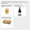 Chateauneuf Du Pape Gift Box - Luxury Red Wine in Wooden Box - Fine Wine Gifts for Him & Her, from Regency Hampers view 3