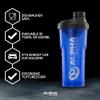 Alpha Designs Protein Shaker Bottle 750ml - 0.75L Heavy Duty Gym Bottle for Protein Shakes - Leakproof Screw Cap - Blue view 3