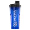 Alpha Designs Protein Shaker Bottle 750ml - 0.75L Heavy Duty Gym Bottle for Protein Shakes - Leakproof Screw Cap - Blue view 4