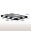 TANITA BC-401 Smart Scales for Body Weight and Fat | Compact Body Composition Scales with Bluetooth App | Family Digital Bathroom Scales for Fitness Tracking, Muscle & Health Analysis  Black view 3