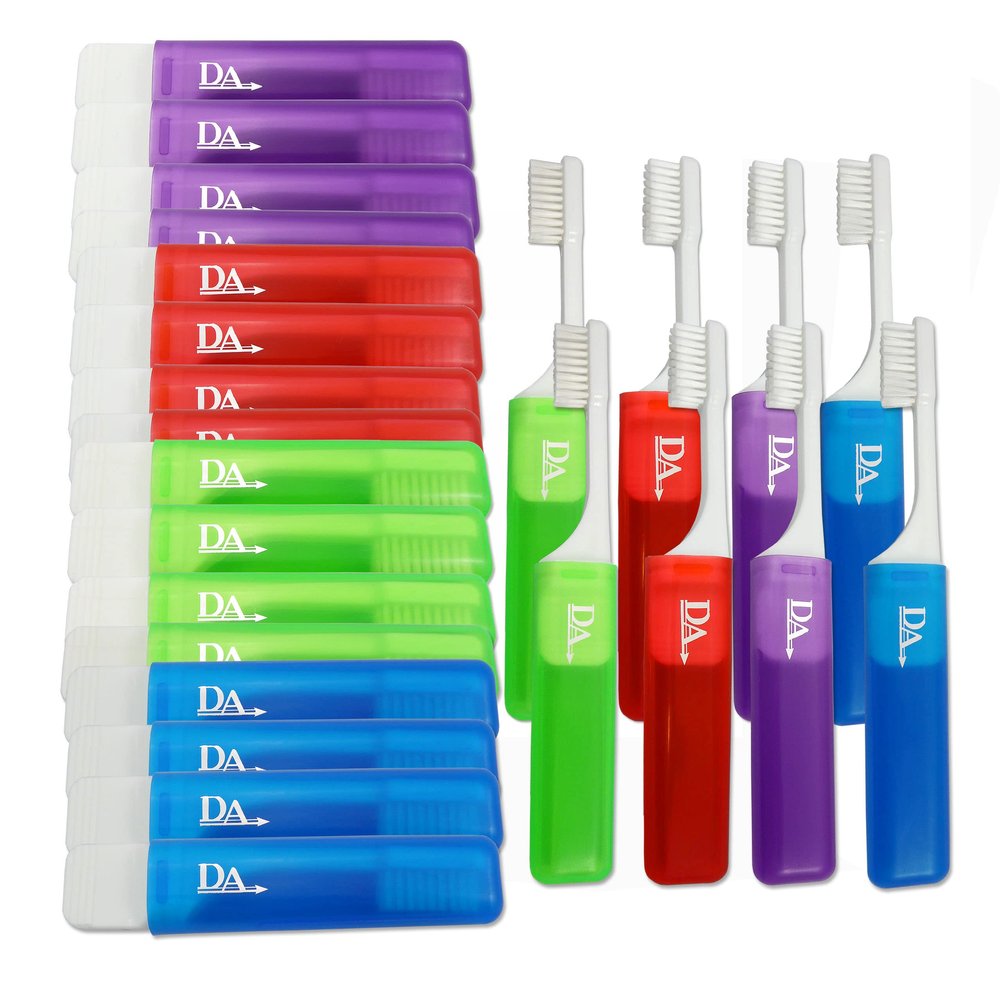 24 x Orthodontic Travel Toothbrush VTrim ~ Bulk Pack