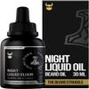 The Beard Struggle Night Liquid Elixir Beard Oil - Silver Collection - Viking Storm - Softens, Moisturizing, & Healthier Beard Growth - Vegan-Friendly Beard Growth Oil (30 ml) view 1