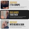 The Beard Struggle Night Liquid Elixir Beard Oil - Silver Collection - Viking Storm - Softens, Moisturizing, & Healthier Beard Growth - Vegan-Friendly Beard Growth Oil (30 ml) view 3