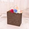 10 x Kraft Paper Bags Food Takeaway Party Bags Lunch Carrier Bags with Twisted Handles Large Gift Bags Bakery Cafe Take-Out Bags Brown Paper Bag for Party Uses, Bread, Cake, Food, Sandwich, Shopping view 2