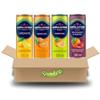 San Pellegrino Fizzy Soft Drink Mixed Case of 24 (330ml Cans) - Lemon, Orange, Grapefruit, Orange & Pomegranate with free 230g Gallacto Sweet chilli sauce by Serendib view 1